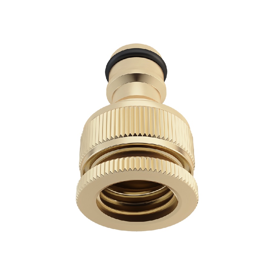 Green Hands Brass Tap Connector 3/4" Thread And 1/2" Thread Reducer